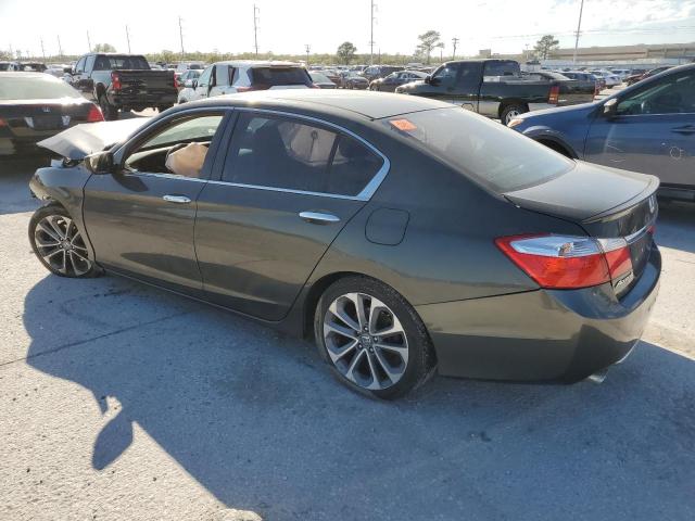 1HGCR2F58FA059125 - 2015 HONDA ACCORD SPORT GRAY photo 2