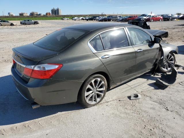 1HGCR2F58FA059125 - 2015 HONDA ACCORD SPORT GRAY photo 3