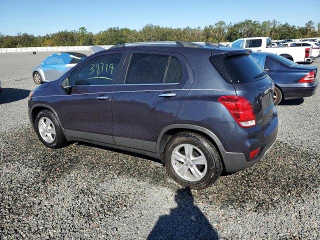 3GNCJLSB2KL255031 - 2019 CHEVROLET TRAX 1LT Көк фото 2