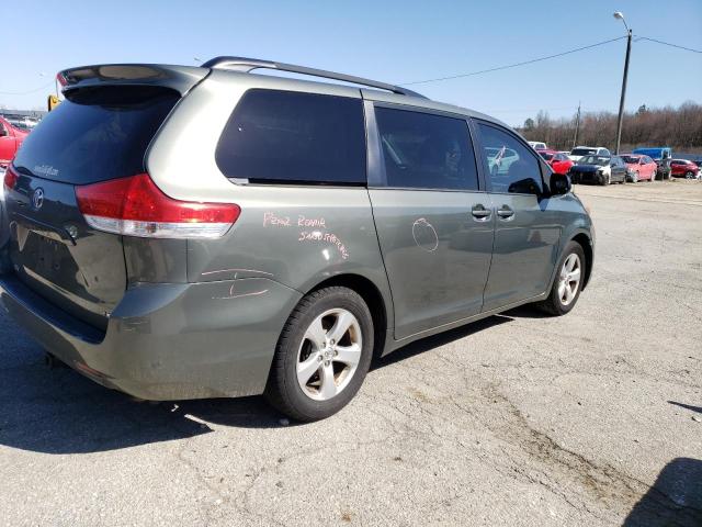 5TDKK3DC0ES495586 - 2014 TOYOTA SIENNA LE GRAY photo 3