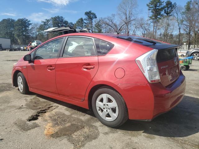 JTDKN3DU6B0279899 - 2011 TOYOTA PRIUS RED photo 2