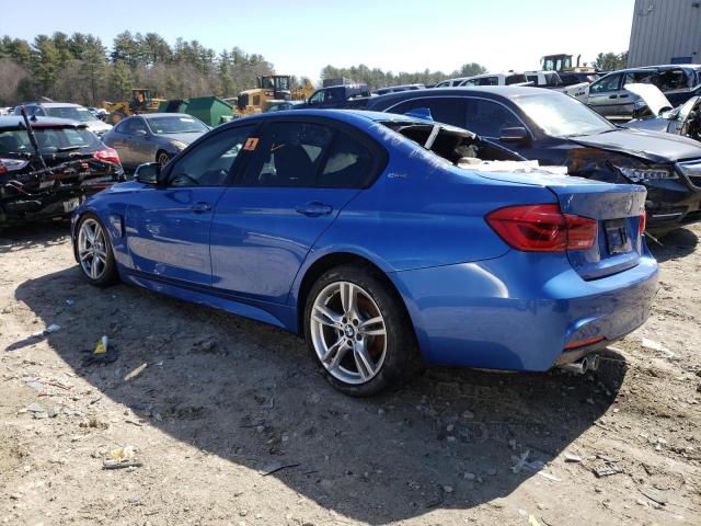 WBA8E1C5XJA171431 - 2018 BMW 330E BLUE photo 2