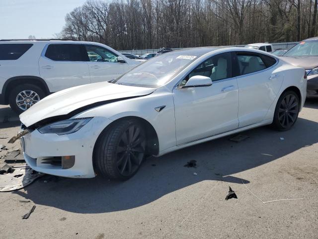 5YJSA1E24HF207302 - 2017 TESLA MODEL S Білий фото 1