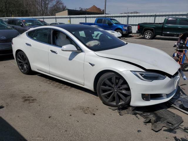 5YJSA1E24HF207302 - 2017 TESLA MODEL S Білий фото 4