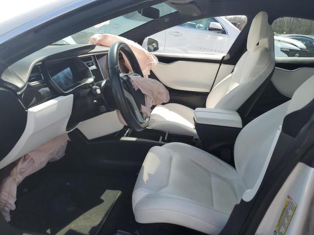 5YJSA1E24HF207302 - 2017 TESLA MODEL S Білий фото 7
