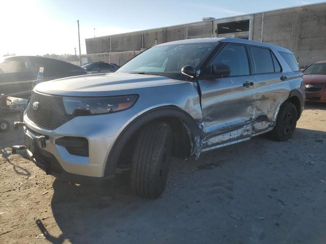 1FM5K8AC8MNA17575 - 2021 FORD EXPLORER POLICE INTERCEPTOR 银色 照片 1