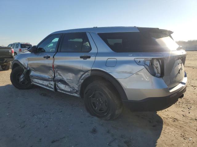 1FM5K8AC8MNA17575 - 2021 FORD EXPLORER POLICE INTERCEPTOR 银色 照片 2