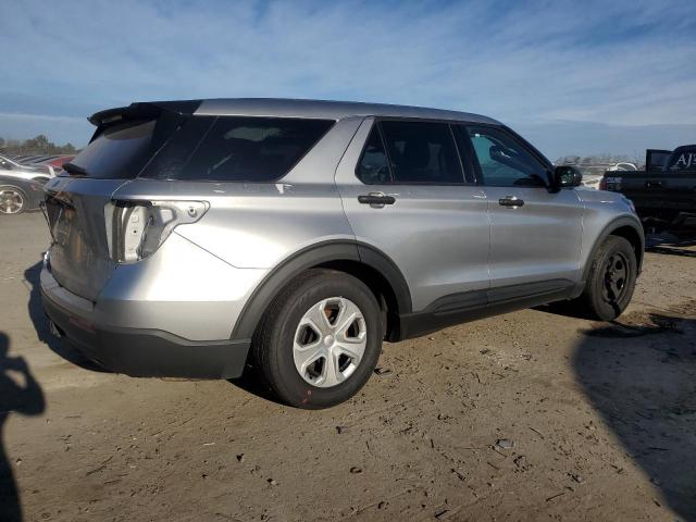 1FM5K8AC8MNA17575 - 2021 FORD EXPLORER POLICE INTERCEPTOR 银色 照片 3