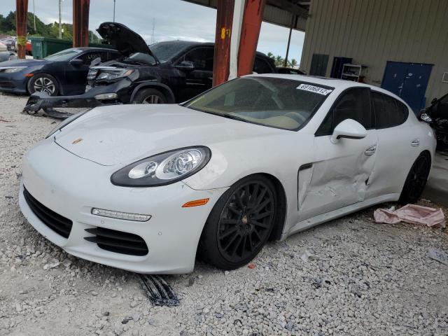 WP0AA2A79EL005051 - 2014 PORSCHE PANAMERA 2 WHITE photo 1