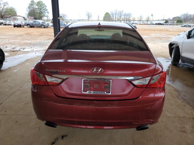 5NPEC4AC2CH351772 - 2012 HYUNDAI SONATA SE RED photo 6