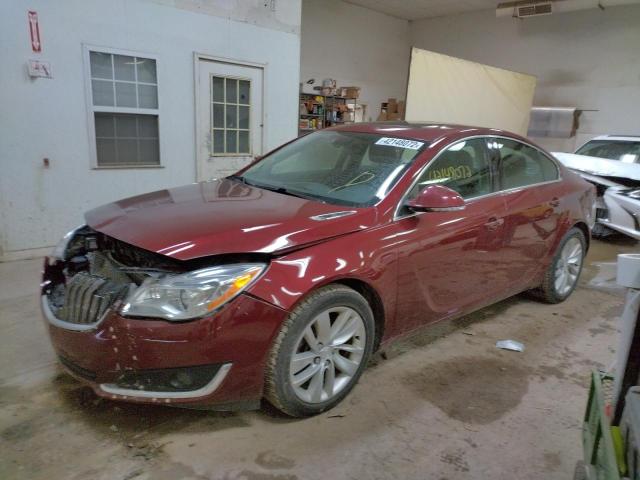 2G4GS5GX2G9193773 - 2016 BUICK REGAL PREMIUM BURGUNDY photo 2