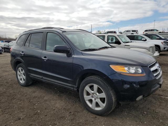 5NMSH13E17H026230 - 2007 HYUNDAI SANTA FE SE BLUE photo 4