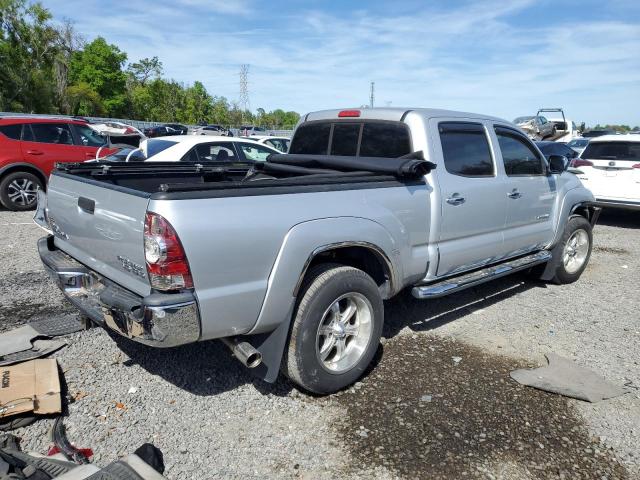 3TMKU4HN2AM025338 - 2010 TOYOTA TACOMA DOUBLE CAB PRERUNNER LONG BED SILVER photo 3