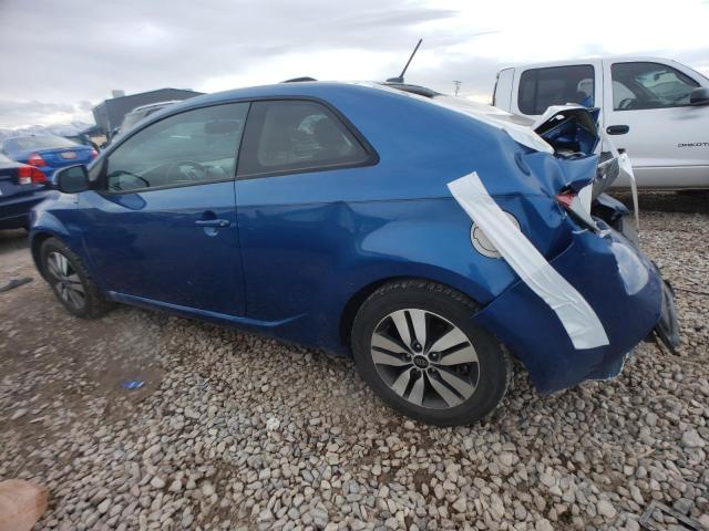 KNAFU6A22D5737451 - 2013 KIA FORTE EX BLUE photo 2