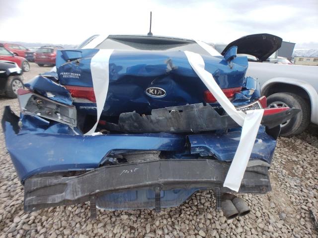 KNAFU6A22D5737451 - 2013 KIA FORTE EX BLUE photo 6