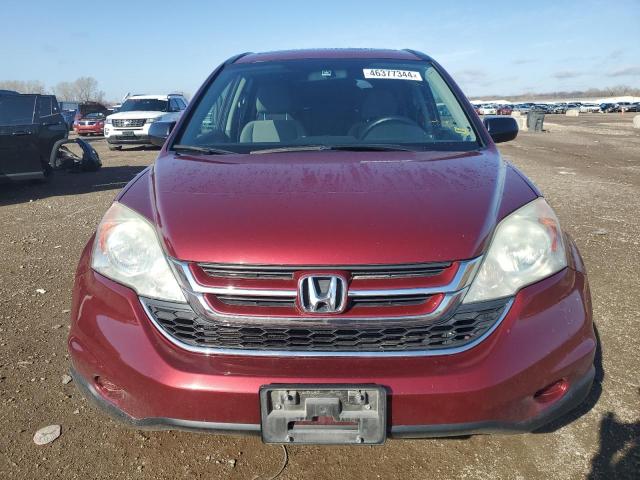 3CZRE4H50AG707512 - 2010 HONDA CR-V EX BURGUNDY photo 5