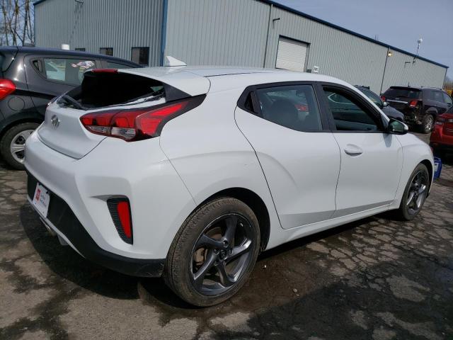 KMHTG6AF6KU019447 - 2019 HYUNDAI VELOSTER BASE WHITE photo 3