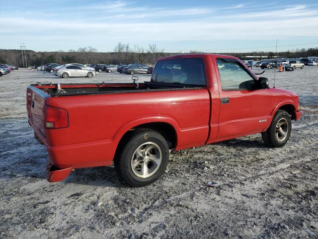 1GCCS14W128227214 - 2002 CHEVROLET S TRUCK S10 RED photo 3