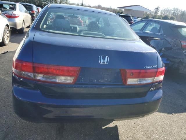 1HGCM66323A100235 - 2003 HONDA ACCORD LX BLUE photo 6