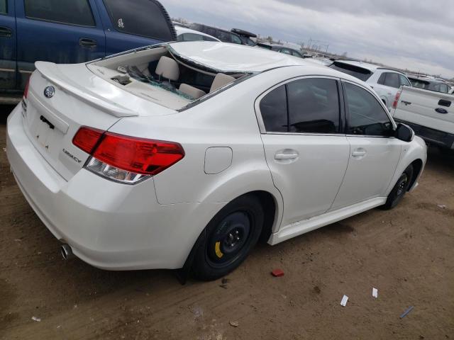 4S3BMCC66D3009076 - 2013 SUBARU LEGACY 2.5I PREMIUM WHITE photo 3