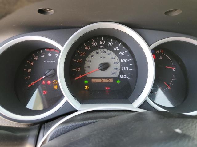 5TETX4CN9AZ741532 - 2010 TOYOTA TACOMA ACCESS CAB თეთრი ფოტო 9