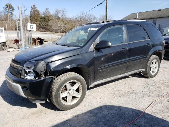 2CNDL73F956104112 - 2005 CHEVROLET EQUINOX LT BLACK photo 1