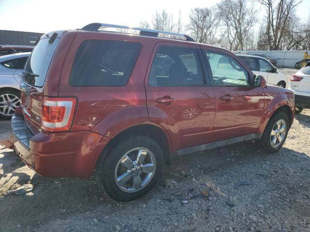 1FMCU9EG9CKC45007 - 2012 FORD ESCAPE LIMITED RED photo 3