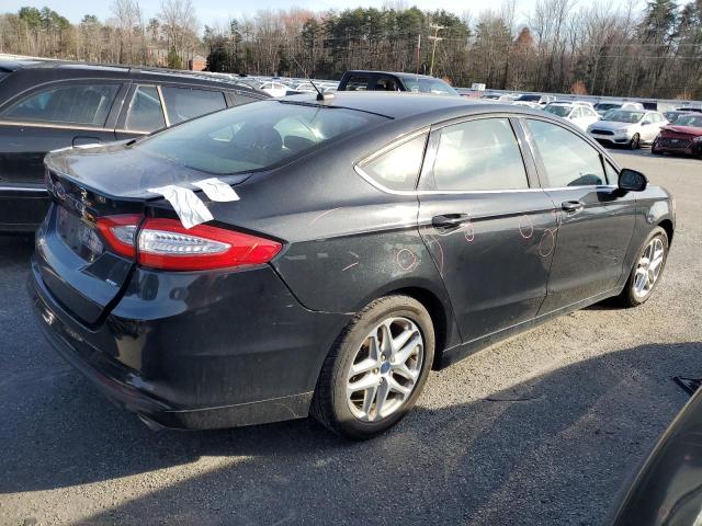 3FA6P0H76DR222240 - 2013 FORD FUSION SE BLACK photo 3