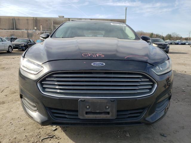 3FA6P0H76DR222240 - 2013 FORD FUSION SE BLACK photo 5