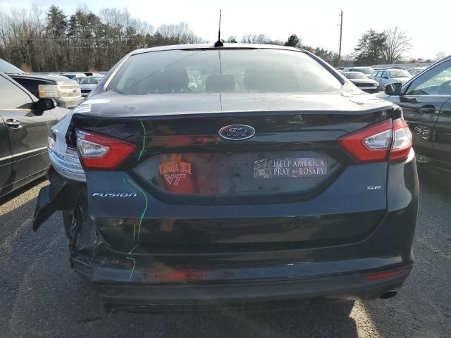 3FA6P0H76DR222240 - 2013 FORD FUSION SE BLACK photo 6