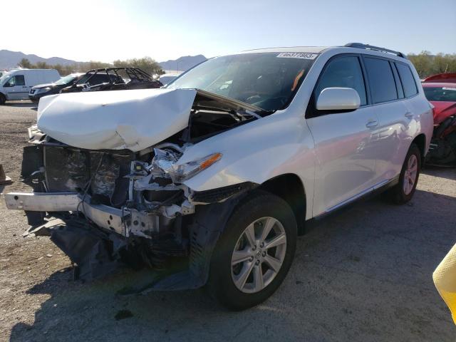 5TDZK3EH2CS056394 - 2012 TOYOTA HIGHLANDER BASE WHITE photo 1