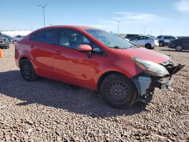 KNADM4A3XD6231302 - 2013 KIA RIO LX RED photo 4