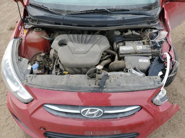 KMHCT4AE6GU119756 - 2016 HYUNDAI ACCENT SE RED photo 11