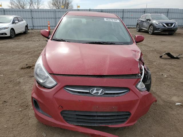 KMHCT4AE6GU119756 - 2016 HYUNDAI ACCENT SE RED photo 5