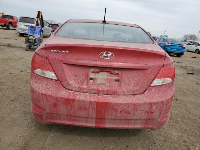 KMHCT4AE6GU119756 - 2016 HYUNDAI ACCENT SE RED photo 6