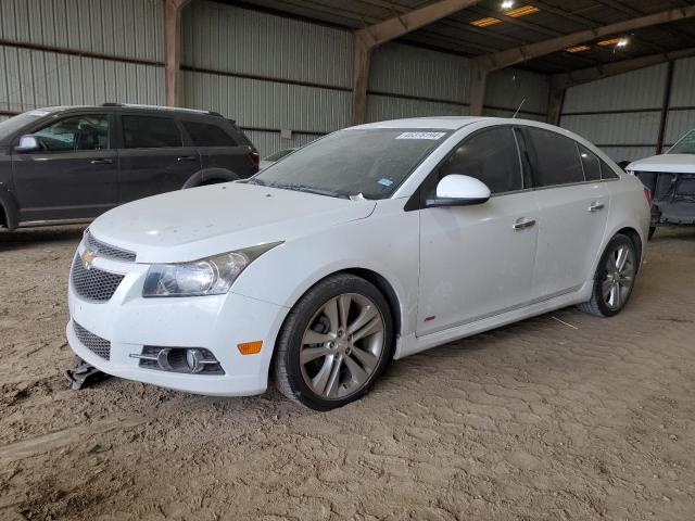 1G1PG5SB3E7393506 - 2014 CHEVROLET CRUZE LTZ WHITE photo 1