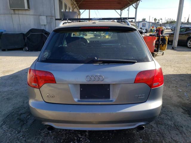 WAUKF78E48A135890 - 2008 AUDI A4 2.0T AVANT QUATTRO GRAY photo 6