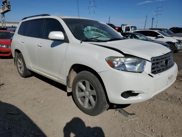 JTEES41A182102238 - 2008 TOYOTA HIGHLANDER WHITE photo 4