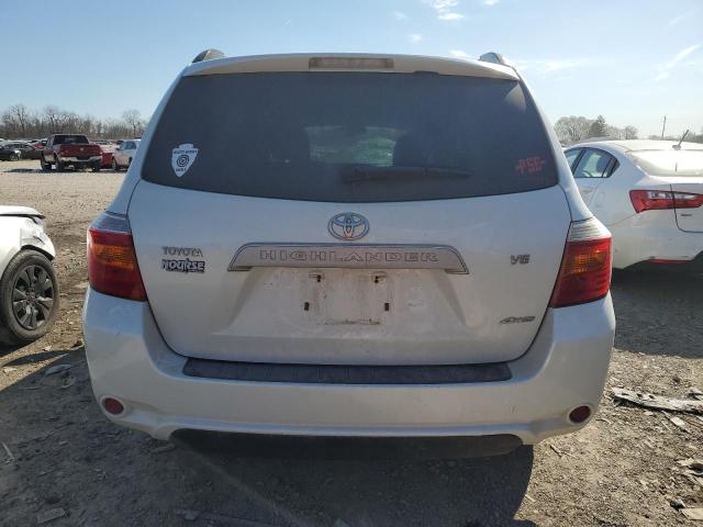 JTEES41A182102238 - 2008 TOYOTA HIGHLANDER WHITE photo 6