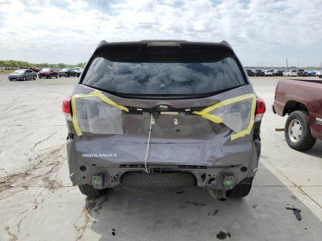 5TDZZRFH3KS359325 - 2019 TOYOTA HIGHLANDER LE BROWN photo 6