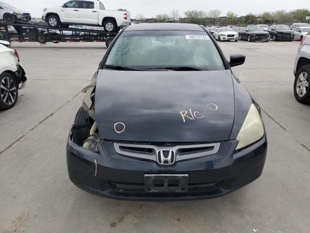 3HGCM56465G710551 - 2005 HONDA ACCORD LX BLACK photo 5