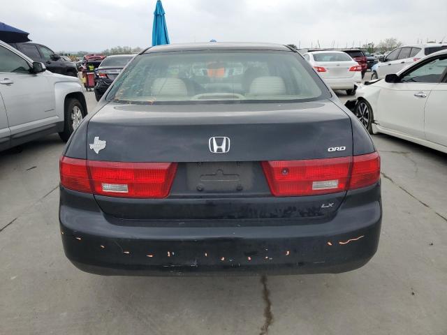 3HGCM56465G710551 - 2005 HONDA ACCORD LX BLACK photo 6