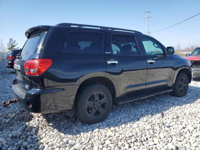 5TDBY68A68S007139 - 2008 TOYOTA SEQUOIA LIMITED BLACK photo 3