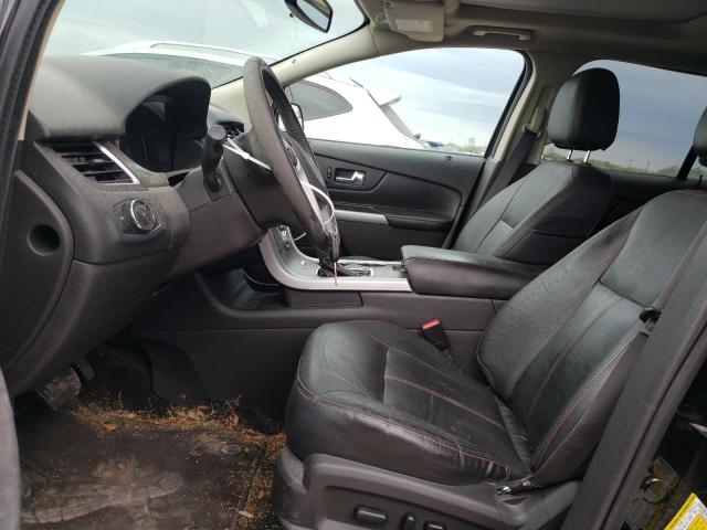 2FMDK3JC6EBB06797 - 2014 FORD EDGE SEL BLACK photo 7