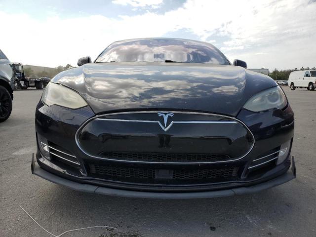 5YJSA1H14EFP52429 - 2014 TESLA MODEL S BLUE photo 5