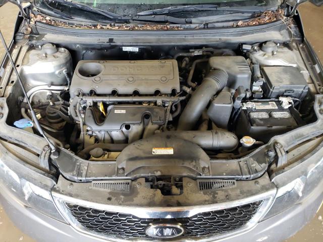 KNAFU4A23B5429092 - 2011 KIA FORTE EX SILVER photo 11