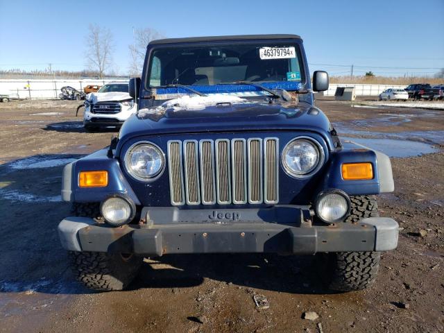 1J4FA49S14P785154 - 2004 JEEP WRANGLER / SPORT BLUE photo 5