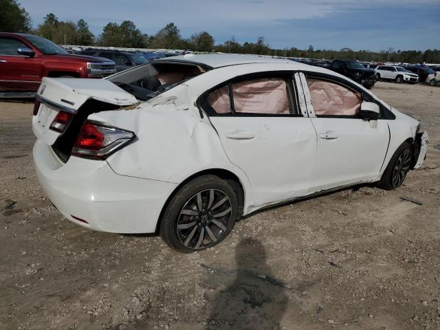 2HGFB2F77EH001221 - 2014 HONDA CIVIC TOURING WHITE photo 3