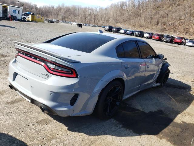 2C3CDXL94NH104308 - 2022 DODGE CHARGER SRT HELLCAT GRAY photo 3