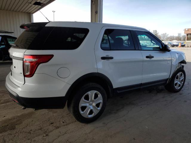1FM5K8AR8EGC14062 - 2014 FORD EXPLORER POLICE INTERCEPTOR أبيض صورة 3